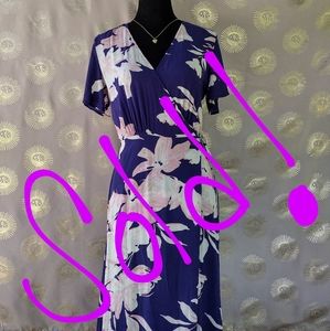 Lulus wrap around dress